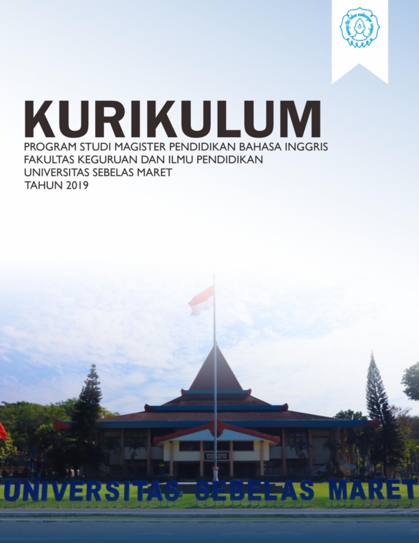 Curriculum Guide for Master's Program in English Education Department. 2019